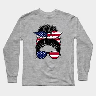 Freedom Chick Long Sleeve T-Shirt